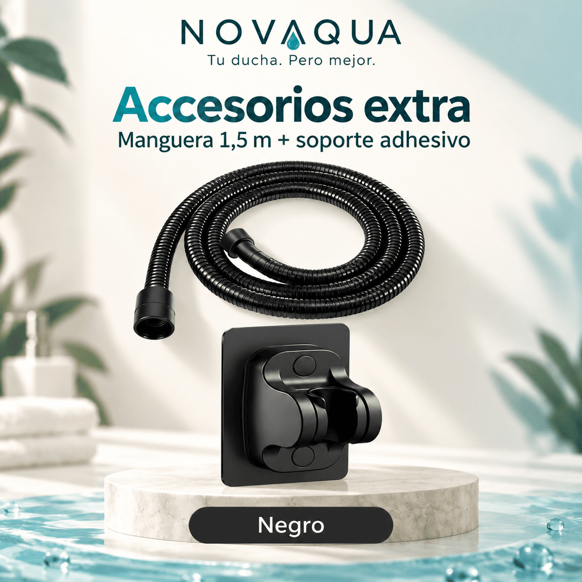 Kit NOVAQUA™ | Manguera 1,5 m + Soporte